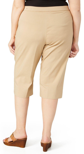 Thumbnail 2: Alfred Dunner Alfred Dunner Plus Classics Allure Clamdigger Pants 