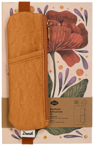 Thumbnail 2: DENIK Denik 2 Pc Burgundy Bloom Notebook Set 