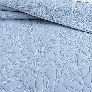 Thumbnail 33: Tommy Bahama Tommy Bahama Solid Costa Sera 100% Cotton Quilt 