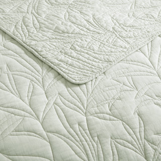Thumbnail 10: Tommy Bahama Tommy Bahama Solid Costa Sera 100% Cotton Quilt 