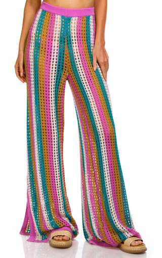 Thumbnail 1: Hurley Hurley Juniors Striped Crochet Beach Pants 