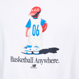 Thumbnail 2: New Balance New Balance Men's Hoops Cotton Jersey Graphic T-Shirt 