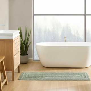 Thumbnail 2: Eddie Bauer Eddie Bauer Logan Tufted Bath Runner 