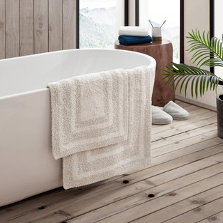 Thumbnail 2: Eddie Bauer Eddie Bauer 2 Pc Logan Reversible Tufted Bath Rug Set 