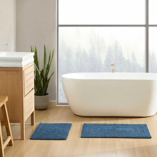 Thumbnail 2: Eddie Bauer Eddie Bauer 2 Pc Logan Reversible Tufted Bath Rug Set 