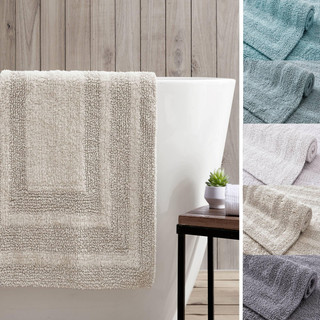 Thumbnail 4: Eddie Bauer Eddie Bauer 2 Pc Logan Reversible Tufted Bath Rug Set 