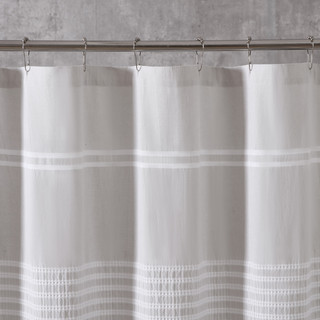 Thumbnail 2: Vera Wang Vera Wang Seersucker Stripe Shower Curtain 
