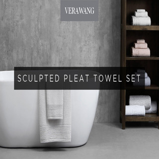 Thumbnail 8: Vera Wang Vera Wang 6 Pc. Sculpted Pleat Solid Terry Towel Set 