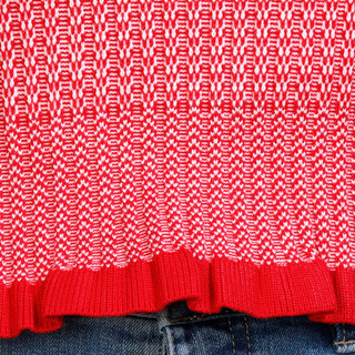 Thumbnail 3: Democracy Democracy Womens Square Neck Flounce Hem Sweater Tank Top 