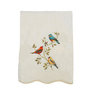 Thumbnail 5: Avanti Avanti Premier Songbirds Scalloped Towel Collection 