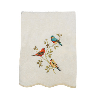 Thumbnail 4: Avanti Avanti Premier Songbirds Scalloped Towel Collection 