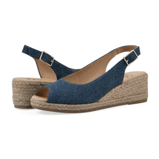 Thumbnail 7: White Mountain Womens Extended Size Maintain Espadrille Wedge 