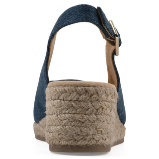 Thumbnail 5: White Mountain Womens Extended Size Maintain Espadrille Wedge 