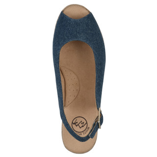 Thumbnail 3: White Mountain Womens Extended Size Maintain Espadrille Wedge 