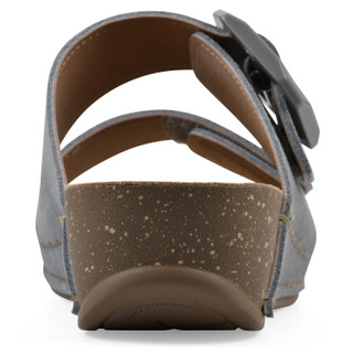 Thumbnail 5: White Mountain White Mountain Womens Fearful Slip-on Wedge Sandal 