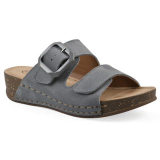 Thumbnail 1: White Mountain White Mountain Womens Fearful Slip-on Wedge Sandal 