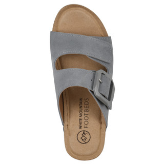 Thumbnail 3: White Mountain White Mountain Womens Fearful Slip-on Wedge Sandal 