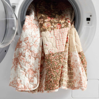 Thumbnail 31: Laura Ashley Laura Ashley Henrietta Patchwork Reversible Quilt Set 