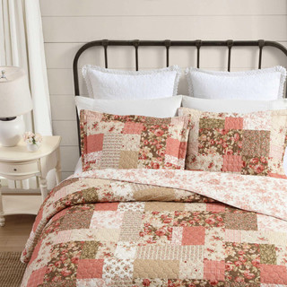 Thumbnail 16: Laura Ashley Laura Ashley Henrietta Patchwork Reversible Quilt Set 