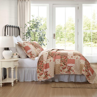 Thumbnail 10: Laura Ashley Laura Ashley Henrietta Patchwork Reversible Quilt Set 