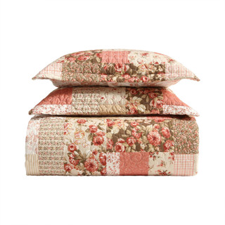 Thumbnail 21: Laura Ashley Laura Ashley Henrietta Patchwork Reversible Quilt Set 