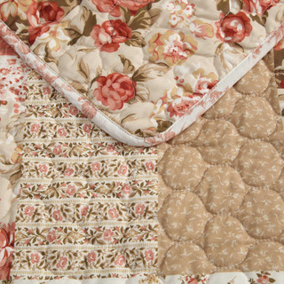 Thumbnail 24: Laura Ashley Laura Ashley Henrietta Patchwork Reversible Quilt Set 
