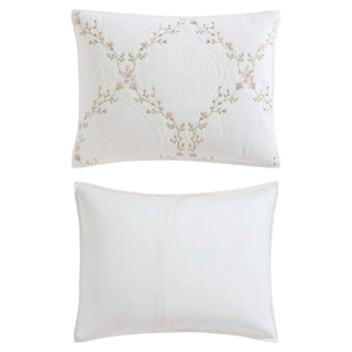 Thumbnail 8: Laura Ashley Laura Ashley Floral Embroidery Reversible Quilt Set 