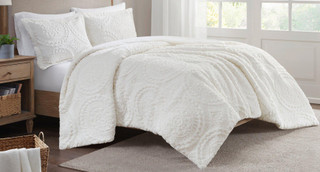Thumbnail 2: Madison Park Madison Park Arya Medallion Ultra Plush Comforter Set 
