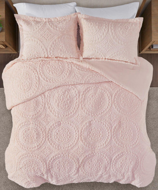 Thumbnail 7: Madison Park Madison Park Arya Medallion Ultra Plush Comforter Set 