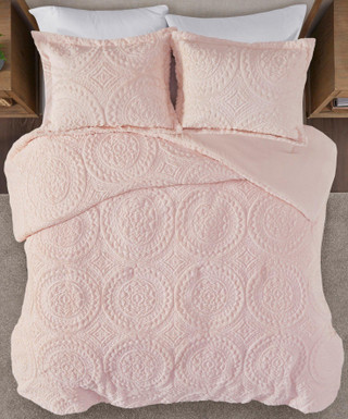 Thumbnail 9: Madison Park Madison Park Arya Medallion Ultra Plush Comforter Set 