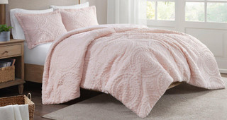 Thumbnail 3: Madison Park Madison Park Arya Medallion Ultra Plush Comforter Set 