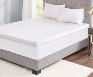 Thumbnail 2: Sleep Philosophy Flexapedic 3'' Cooling Gel Memory Foam Mattress Topper 