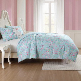 Thumbnail 3: Laura Ashley Laura Ashley Kids Magical Unicorns Comforter Sham Set 
