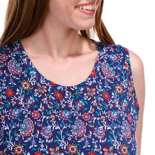 Thumbnail 2: Blue Sol Blue Sol Womens Luxey Bloom Print Scoop Tank Top 