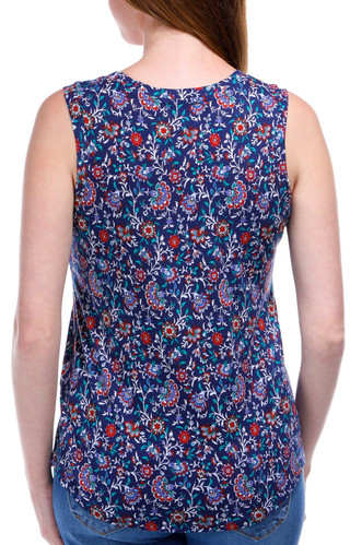 Thumbnail 3: Blue Sol Blue Sol Womens Luxey Bloom Print Scoop Tank Top 