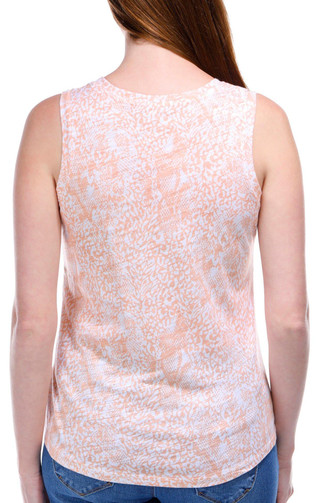 Thumbnail 3: Blue Sol Blue Sol Womens Luxey Modern Animal Print Scoop Tank Top 