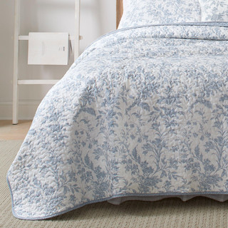 Thumbnail 10: Laura Ashley Laura Ashley Amberley Reversible Quilt Set 
