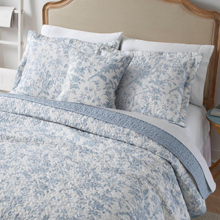 Thumbnail 18: Laura Ashley Laura Ashley Amberley Reversible Quilt Set 