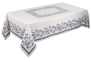 Thumbnail 2: Spode Spode Blue Portofino Oblong Tablecloth 