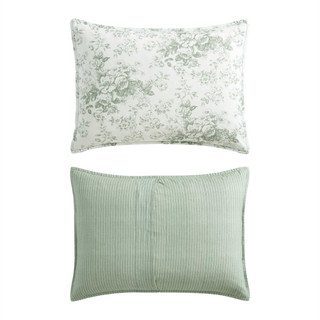 Thumbnail 7: Laura Ashley Laura Ashley Toile Delight Reversible Comforter Set 