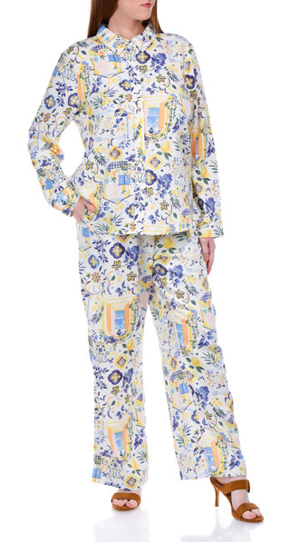 Thumbnail 6: Blue Sol Blue Sol Womens Button Down Printed Top 