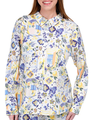 Thumbnail 4: Blue Sol Blue Sol Womens Button Down Printed Top 