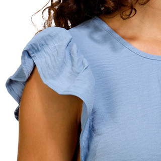 Thumbnail 3: No Comment No Comment Juniors Flutter Sleeve Mini Dress 