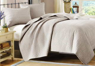 Thumbnail 1: Hampton Hill Hampton Hill Velvet Touch 3-pc. Coverlet Set 