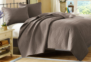 Thumbnail 1: Hampton Hill Hampton Hill Velvet Touch 3-pc. Coverlet Set 