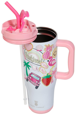 Thumbnail 4: SIMPLY SOUTHERN Simply Southern 40 oz Stick Vibes Tumbler 