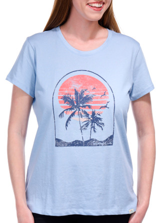 Thumbnail 1: Mountain And Isles Mountain and Isles Womens Short Sleeve Graphic Tee 