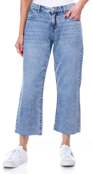 Thumbnail 1: Rewash Rewash Juniors Straight Leg Crop Jeans 