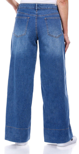 Thumbnail 2: Madden Girl Madden Girl Juniors Pintuck Wide Leg Jeans 