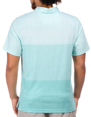 Thumbnail 3: PGA TOUR PGA TOUR Men's Stripe Printed Short Sleeve Polo 